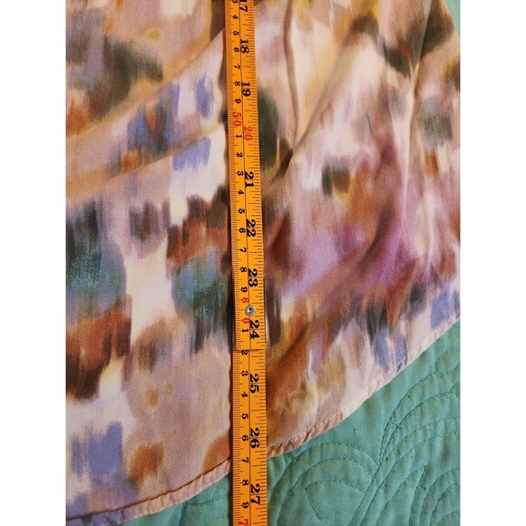 Torrid Size 1(14/16)Floral Watercolor Ava Challis Boho Sleeveless Tank Top Cami - Picture 9 of 9